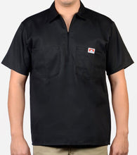 Load image into Gallery viewer, BEN DAVIS SHORT SLEEVE 1/2 ZIPPER SOLID SHIRTS
