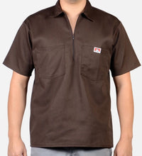 Load image into Gallery viewer, BEN DAVIS SHORT SLEEVE 1/2 ZIPPER SOLID SHIRTS
