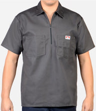 Load image into Gallery viewer, BEN DAVIS SHORT SLEEVE 1/2 ZIPPER SOLID SHIRTS
