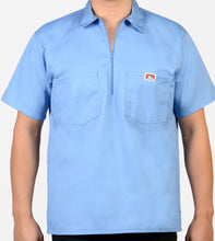 Load image into Gallery viewer, BEN DAVIS SHORT SLEEVE 1/2 ZIPPER SOLID SHIRTS
