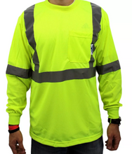 Load image into Gallery viewer, True Crest High Visibility Safety Long Sleeve Shirt
